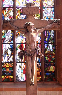 Kruzifix, jetzt in der Kapelle